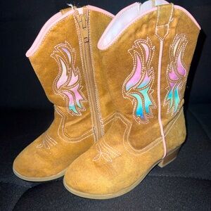 Magellan Outdoors Girls Embroidered Glitter Western Boot size 11